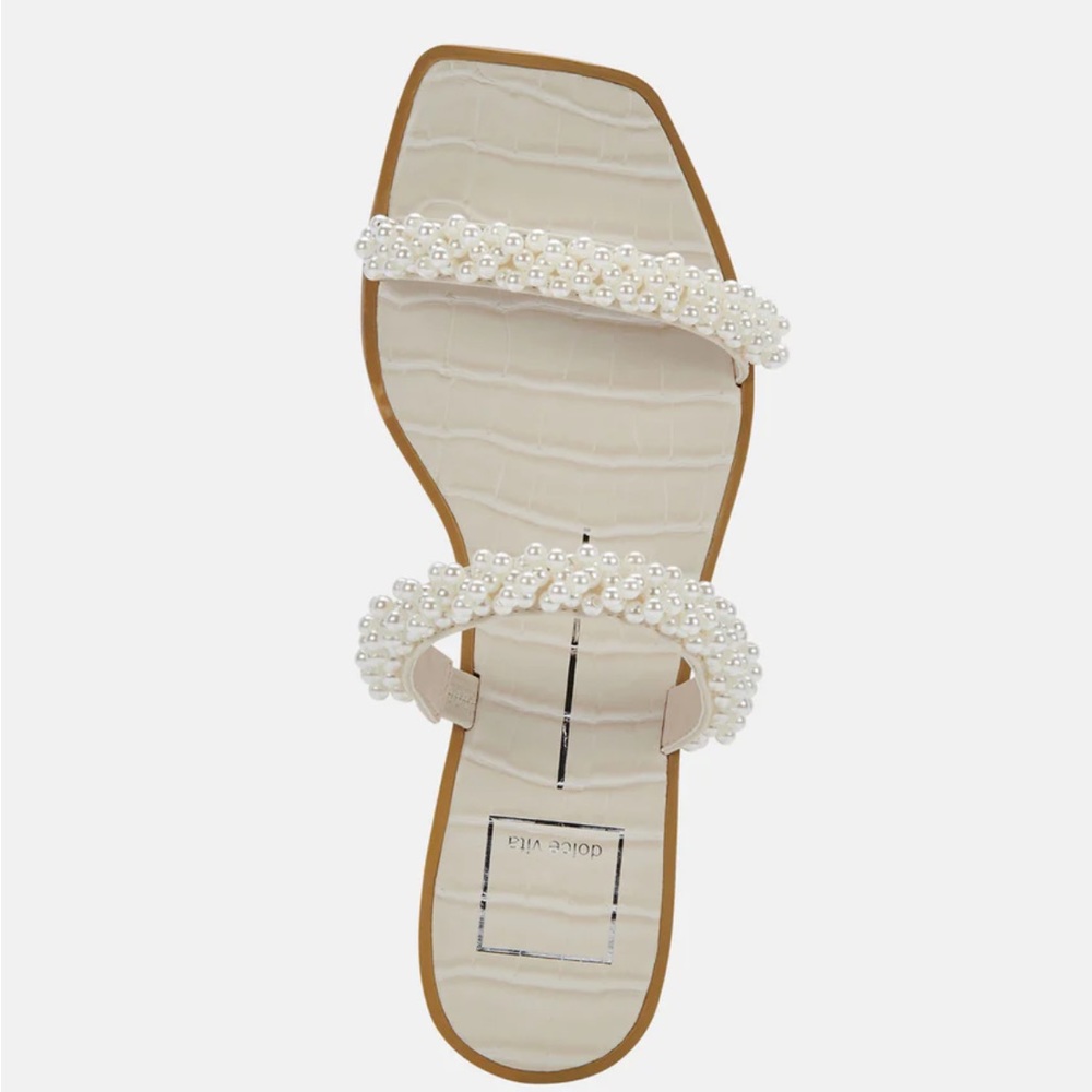 Dolce Vita Vanilla Pearl Sandals